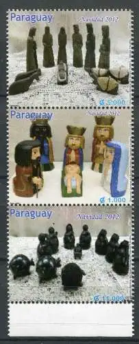 Paraguay 2012 Weihnachten Christmas Krippenfiguren Navidad Postfrisch MNH