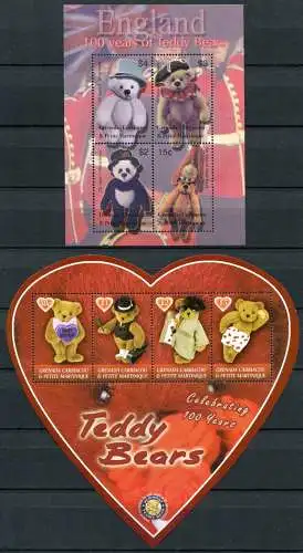Grenada Grenadinen 2002 Teddybären Teddy Bears Stofftiere 3846-3853 MNH