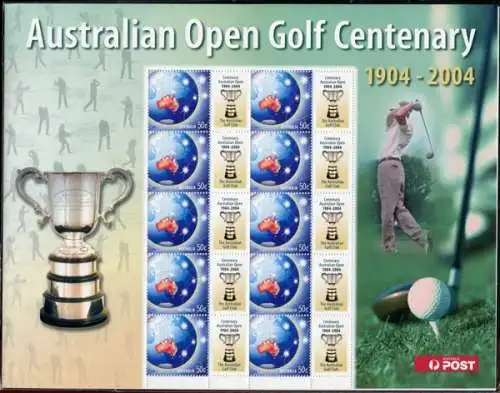 Australien Australia 2004 Golf Sport Kleinbogen Postfrisch MNH