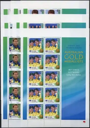 Australien Australia 2000 Olympiade Sydney 1973-1988 II Offset Kleinbögen MNH