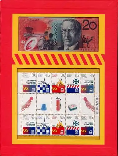 Australien 2010 Notfalldienste 3420-3423 II plus Banknote MNH Auflage 500