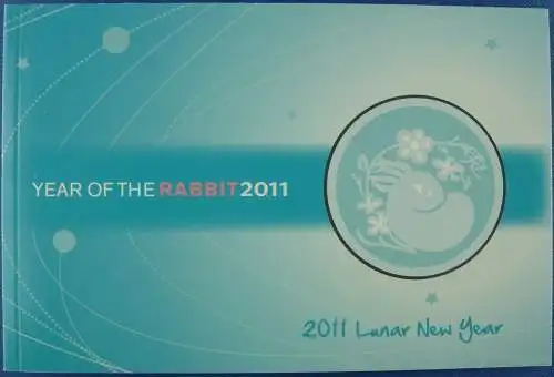 Weihnachtsinsel Christmas Isl 2011 Jahr des Hasen Rabbit Markenheft 689-702 MNH