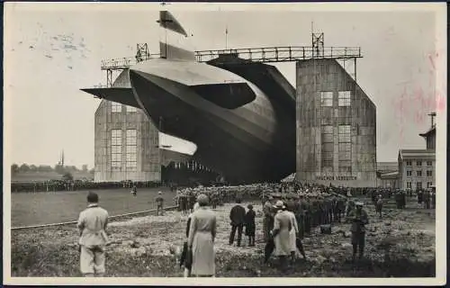 Zeppelin 1935 Dt. Reich 6. SAF Bordpost 20.6.35 Passagierpost AK Si 305 D / 2735