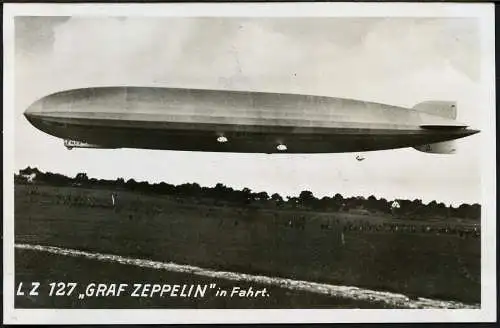 Zeppelin Dt. Reich 1930 Spanienfahrt Bordpost Rückfahrt 17.4.30 Si 52 C / 1797