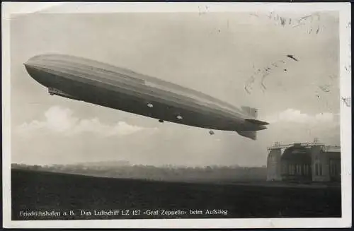 Zeppelin Dt. Reich 1930 Russland Bordpost Rückfahrt Passagierpost Si 84 E / 1705