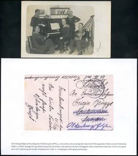 Dt. Militärmission Türkei 1918 AK via MSP 132 Torpedoboots-Flottille KB BPP/ 207