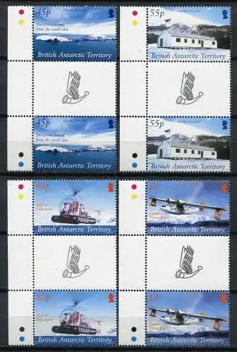 BAT Britische Antarktis 2005 FIDASE Expedition Forschung Stegpaare 400-403 MNH