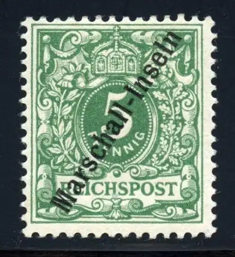 Marshall-Inseln 1899 Michel 2 II Ungebraucht * Geprüft Jäschke-Lantelme BPP / 12