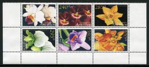 Niederländische Antillen 2006 Orchideen Orchids Blumen Flowers 1440-1445 MNH