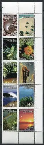 Niederländische Antillen 2007 Natur Landschaften Kaktus Tiere 1571-1580 MNH