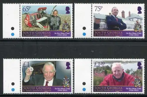 Südgeorgien 2013 Sir Rex Hunt Politik Politiker Politics MNH