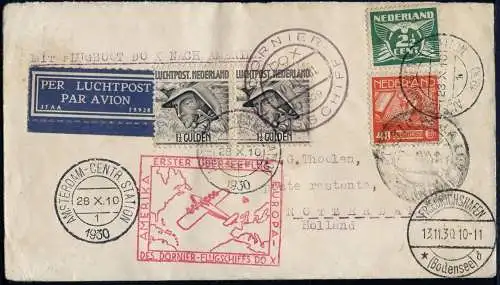 DO-X 1931 Niederlande Brief MiF Bordpost Rio Rotterdam Harms 14 b DOX/ 972