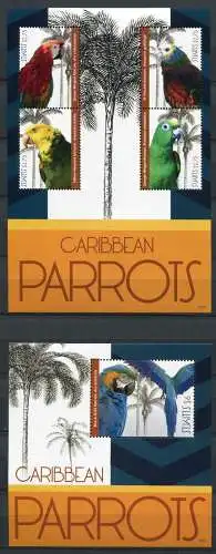 St. Kitts 2012 Papageien Parrots Vögel Birds Uccelli Oiseaux Postfrisch MNH