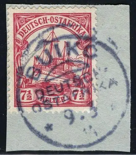 DOA 1906 Briefstück ° Buiko 9/3/14 BLAU Luxus Michel 32 Kaiseryacht / 288