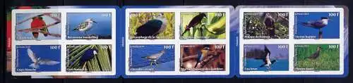 Französisch-Polynesien 2010 Vögel Birds Oiseaux 1116-1127 Markenheft MNH