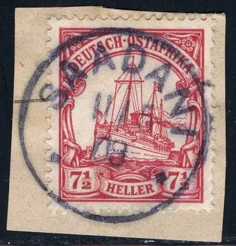 DOA 1906 Briefstück ° Saadani 11/5/08 Luxus Michel 32 Kaiseryacht / 280