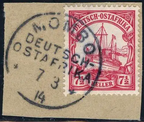 DOA 1906 Briefstück ° Mombo 7/3/14 Luxus Michel 32 Kaiseryacht / 277