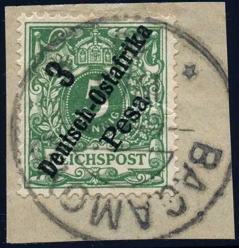 DOA 1896 Michel 7 Briefstück ° Bagamoyo / 246
