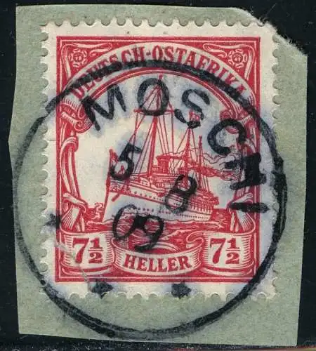 DOA 1906 Briefstück ° Moschi 5/8/09 Luxus Michel 32 Kaiseryacht / 267