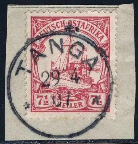 DOA 1906 Briefstück ° Tanga 29/4/07 Luxus Michel 32 Kaiseryacht / 270