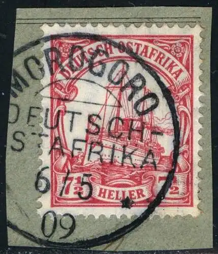 DOA 1906 Briefstück ° Morogroro 6/5/09 Luxus Michel 32 Kaiseryacht / 265