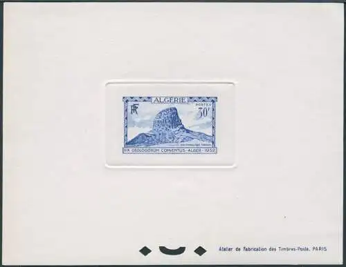 Algerien Algeria 1952 Phonolithfels Hoggar Vulkangestein 309 Epreuve de Luxe