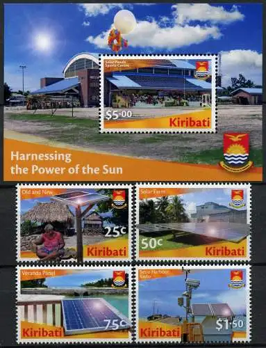 Kiribati 2020 Solarenergie Energieversorgung Solarpaneelen Power of the Sun MNH