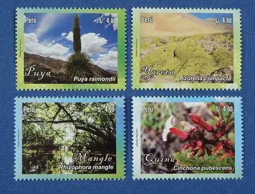 Peru 2017 Pflanzen Blüten Urwald Bäume Plants Tree Blossoms MNH