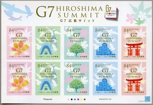 Japan 2023 Hiroshima G7 Gipfeltreffen G7 Summit Politik Wirtschaft MNH