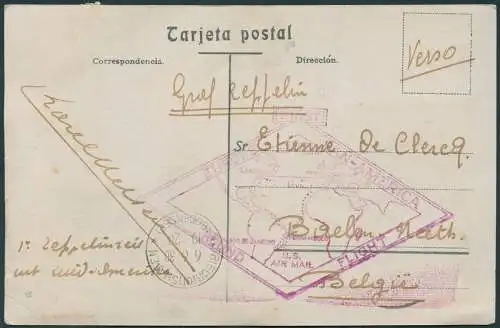 Zeppelin 1930 Argentinien SAF AK MiF Blau/Grün Belgien Si 63 B/E / 2003