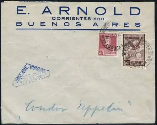 Zeppelin 1931 Argentinien 2. SAF Buenos Aires Friedrichshafen Si 131 A / 2007