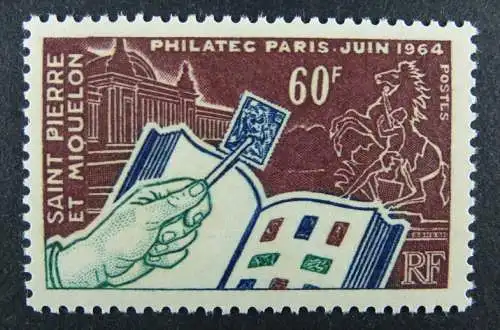 St Pierre und Miquelon SPM 1964 Philatec Philatelie Philately Briefmarken 406