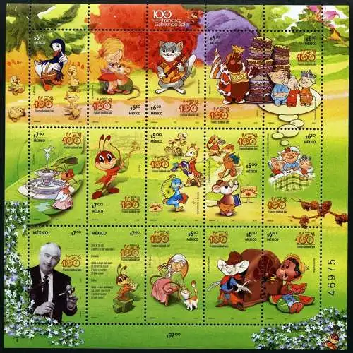 Mexico 2007 F. Gabilondo Soler Komponist Sänger Kinderlieder 3364-3378 MNH