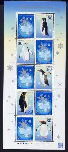 Japan 2011 Antarktis Antarctic Pinguine Penguins Tiere Animals 5681-5686 MNH