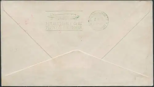 Zeppelin 1933 Dt. Reich Chicagofahrt Anschlußflug Berlin Rundfahrt Si 238 E/2409