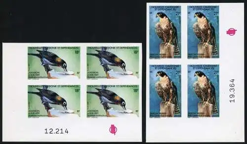 Neukaledonien 1987 Vögel Falke Brillenvogel 810-811 U Block/4 542-543 ND MNH/168