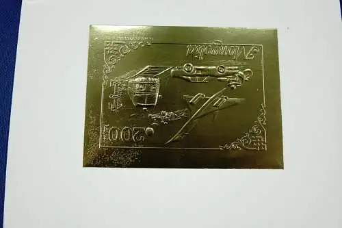 Mongolei Mongolia 1993 Eisenbahn Flugzeug 2435-2436 Block Probedruck MNH / 40