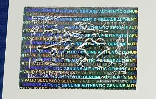 Mongolei Mongolia 1993 Olympiade Olympics Block 208-09 Rejected Foil Proofs / 45
