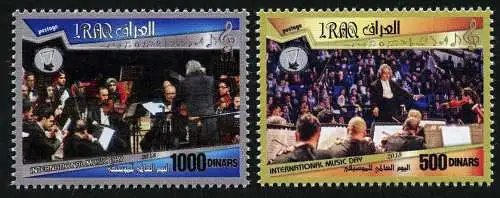 Irak Iraq 2018 Tag der Musik Orchester Musikinstrumente Music Postfrisch MNH