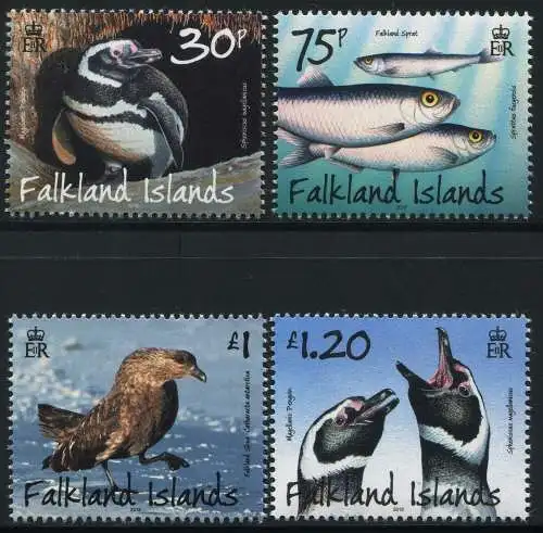 Falkland 2015 Vögel Fische Pinguine Penguins Birds Fishes Poissons Pesci MNH