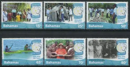 Bahamas 2015 Pfadfinderinnen Guirl Guides Scouts Pfadfinder ** MNH