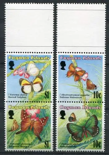 Kaiman-Inseln Cayman 1994 Schmetterlinge Butterflies 712-715 Postfrisch MNH