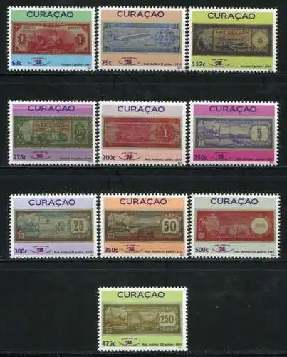 Curacao 2011 Banknoten Papiergeld Paper Money Zahlungsmittel 28-37 MNH