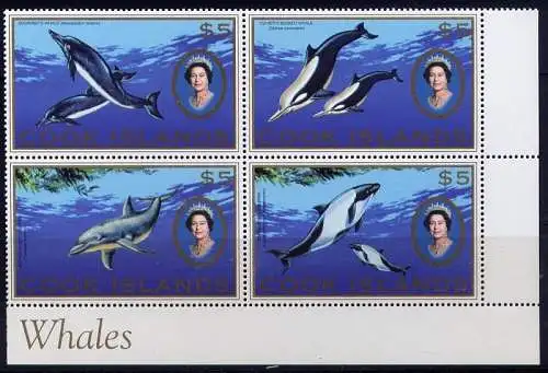 Cook Inseln 2007 Delphine Dolphins Meerestiere 1599-1602 Postfrisch MNH