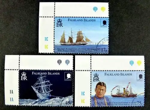 Falklandinseln 2000 Shackleton Antarktisexpedition Joint Issue BAT GESTEMPELT