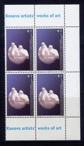 Kosovo 2006 Kunst Skulptur Art Viererblock 63 Postfrisch MNH