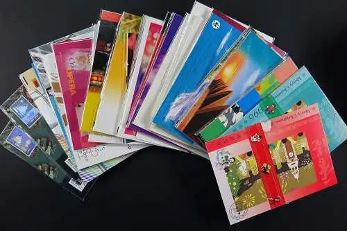 Hongkong 1996-2010 Umfangreiche Sammlung Postkarten-Sets und Kartenbriefe Selten