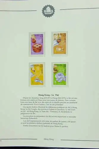 Hongkong 1997 - 2014 Top-Sammlung auf Falzlos-Blättern 5 Binder & Schuber MNH