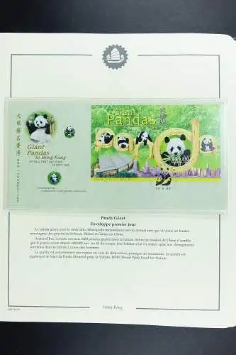 Hongkong 1997 - 2014 Top-Sammlung auf Falzlos-Blättern 5 Binder & Schuber MNH