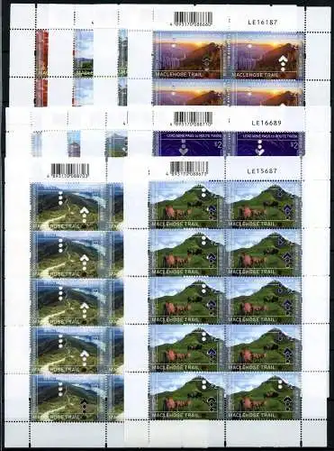 Hongkong 2019 Maclehose Trail Landschaften Tourismus Wandern Kleinbögen MNH